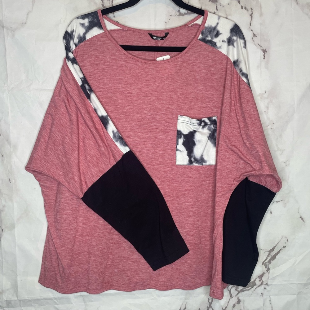 Mauve long sleeve shirt